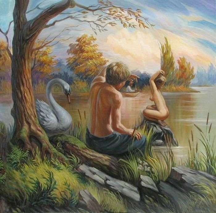 Illusioni ottiche create usando personaggi storici e artisti celebri. Ecco le opere di Oleg Illusioni ottiche create usando personaggi storici e artisti celebri. Ecco le opere di Oleg
