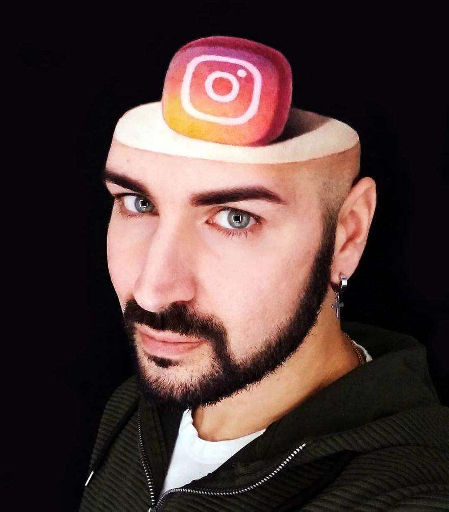 Luca Luce, l'artista italiano del make-up che trasforma il viso in opere d'arte 3D Luca Luce, l'artista italiano del make-up che trasforma il viso in opere d'arte 3D