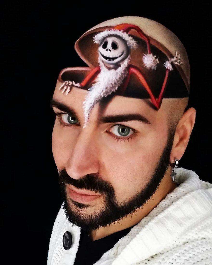 Luca Luce, l'artista italiano del make-up che trasforma il viso in opere d'arte 3D Luca Luce, l'artista italiano del make-up che trasforma il viso in opere d'arte 3D