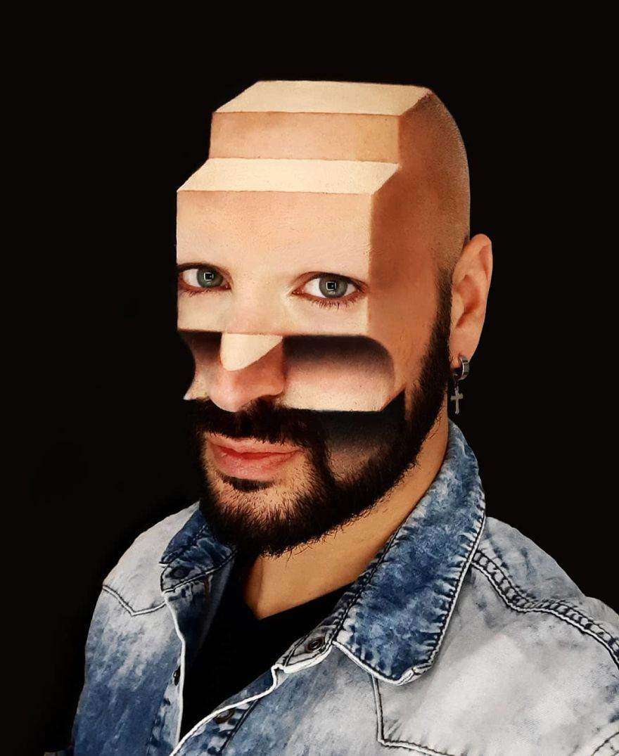 Luca Luce, l'artista italiano del make-up che trasforma il viso in opere d'arte 3D Luca Luce, l'artista italiano del make-up che trasforma il viso in opere d'arte 3D