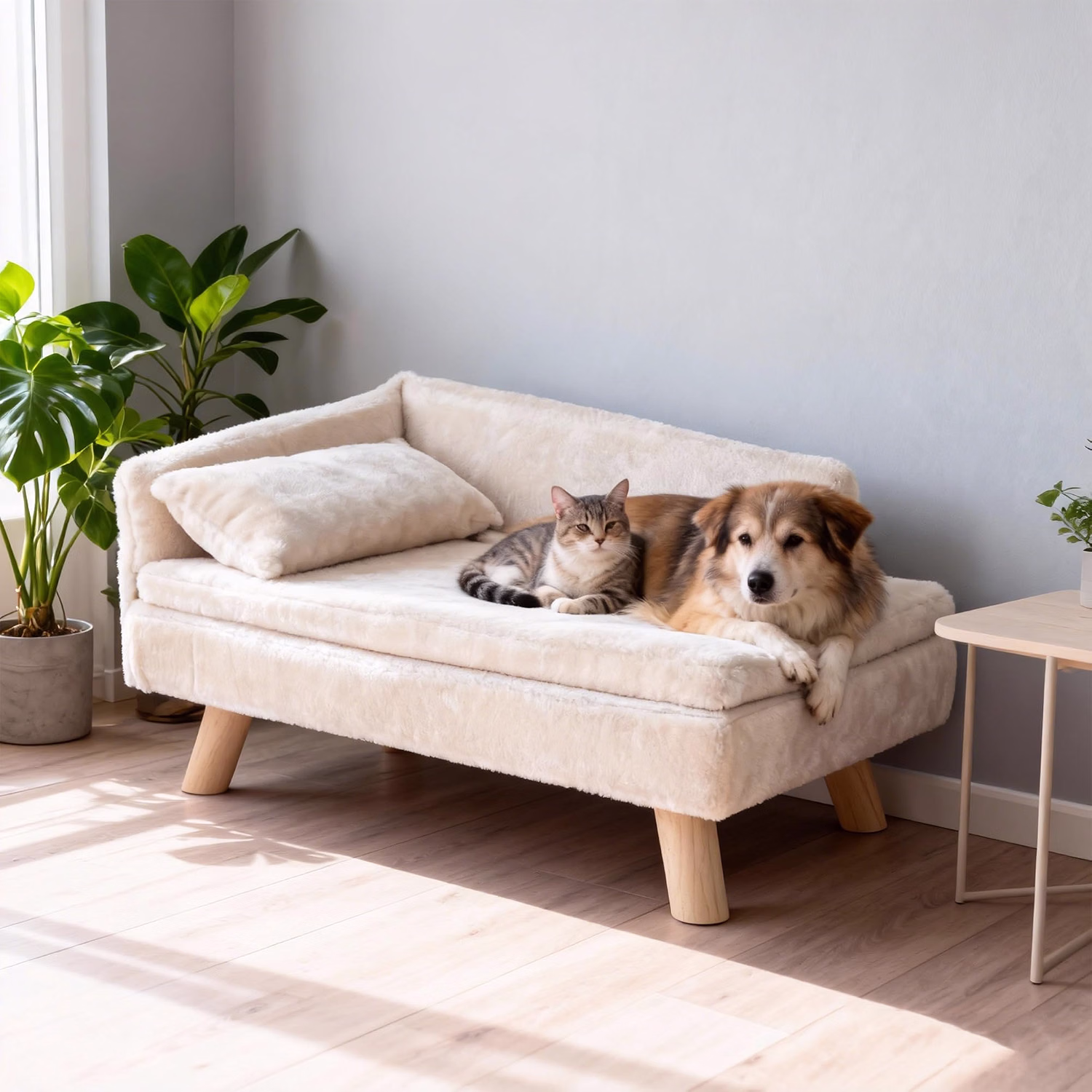 Esistono dei divani in versione miniatura che di fatto sono cucce per cani e gatti
