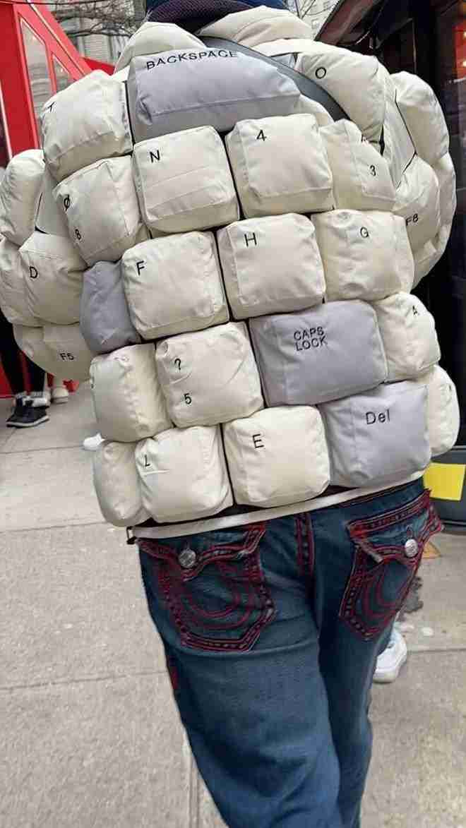 Foto di gente vestita in modo originale a New York